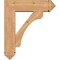 Ekena Millwork Legacy Arts and Crafts Smooth Bracket w/ Offset Brace, Western Red Cedar, 7 1/2"W x 26"D x 30"H BKT0806X26X30LEC03SWR - alternate 3